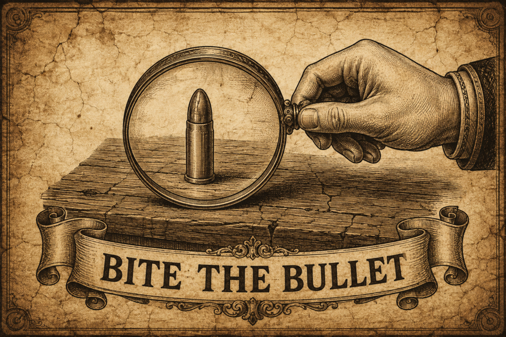 Bite the Bullet: The True Origin of This Famous Idiom
