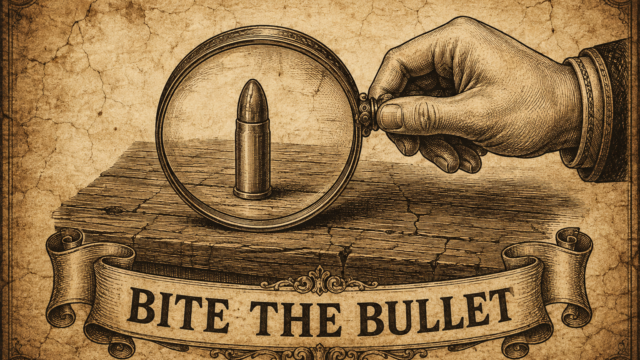 Bite the Bullet: The True Origin of This Famous Idiom