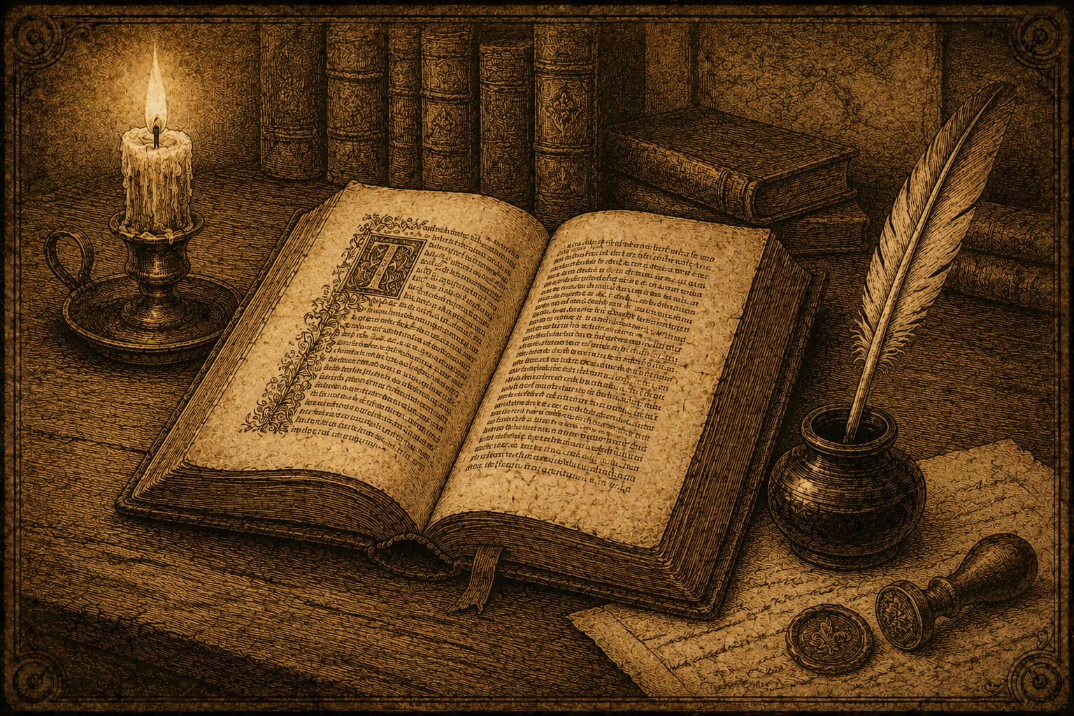 Old book page representing Rudyard Kipling's 1891 novel The Light That Failed